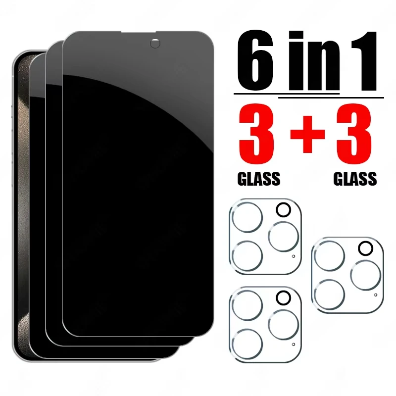 1-3pcs Privacy Screen Protectors For iPhone 17 16 15 Pro Max 14 13 12 Mini 11 Anti-Spy Glass & Camera Protection Lens Glass Film
1-3pcs Privacy Screen Protectors For iPhone 17 16 15 Pro Max 14 13 12 Mini 11 Anti-Spy Glass & Camera Protection Lens Glass Film