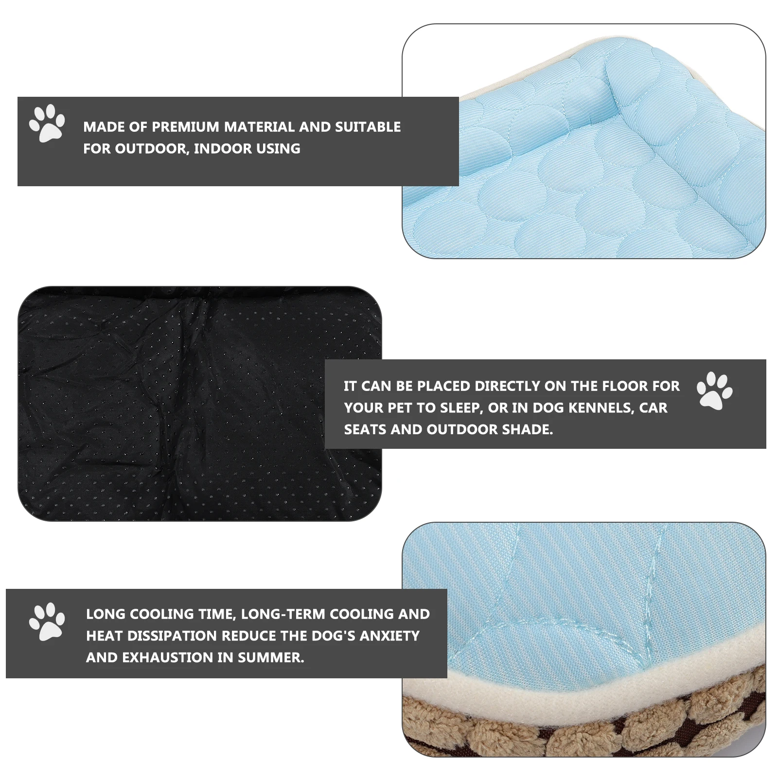 Cool Pet Mat Puppy Bed Dog Cooling Cushion Animal Sleep Cotton Summer Beds for Large Dogs
Cool Pet Mat Puppy Bed Dog Cooling Cushion Animal Sleep Cotton Summer Beds for Large Dogs