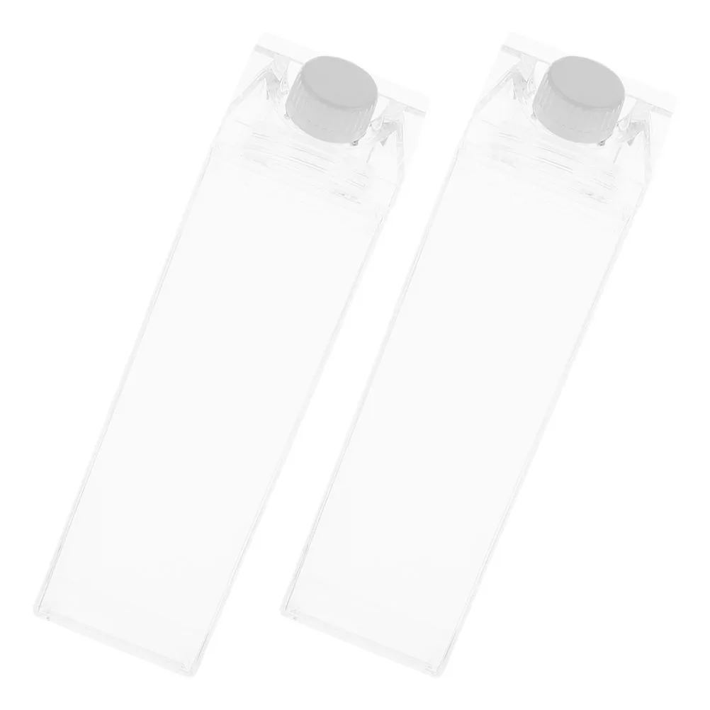 Milk Storage Bottle Leakproof Square Plastic Juice Container Portable Reusable Milk Carton Water Bottle Clear Visibility
Milk Storage Bottle Leakproof Square Plastic Juice Container Portable Reusable Milk Carton Water Bottle Clear Visibility