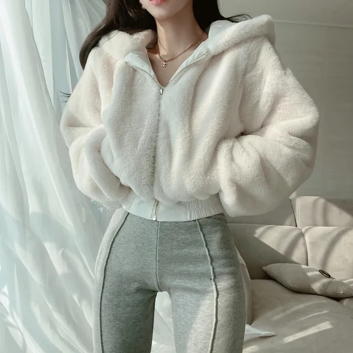 ort Hooded Jaet Women's Cotton Filled Fur Coat Spring Autumn Winter Casual Sle Zipper Closure Regular Fit Outerwear
ort Hooded Jaet Women's Cotton Filled Fur Coat Spring Autumn Winter Casual Sle Zipper Closure Regular Fit Outerwear