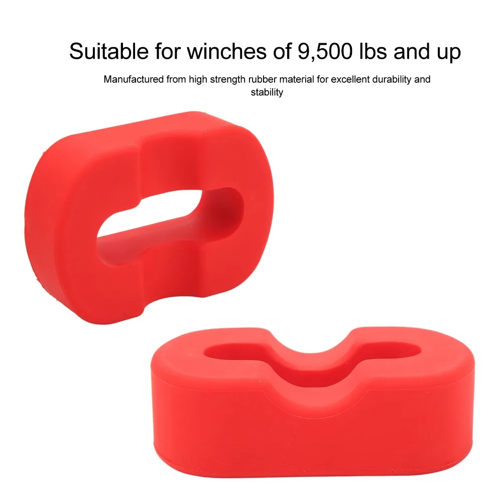 Reliable Red Hook Winch Hook Rubber Block High Toughness 9500 Lbs and Up Rubber Block Hook Isolator Heavy Duty Use
Reliable Red Hook Winch Hook Rubber Block High Toughness 9500 Lbs and Up Rubber Block Hook Isolator Heavy Duty Use