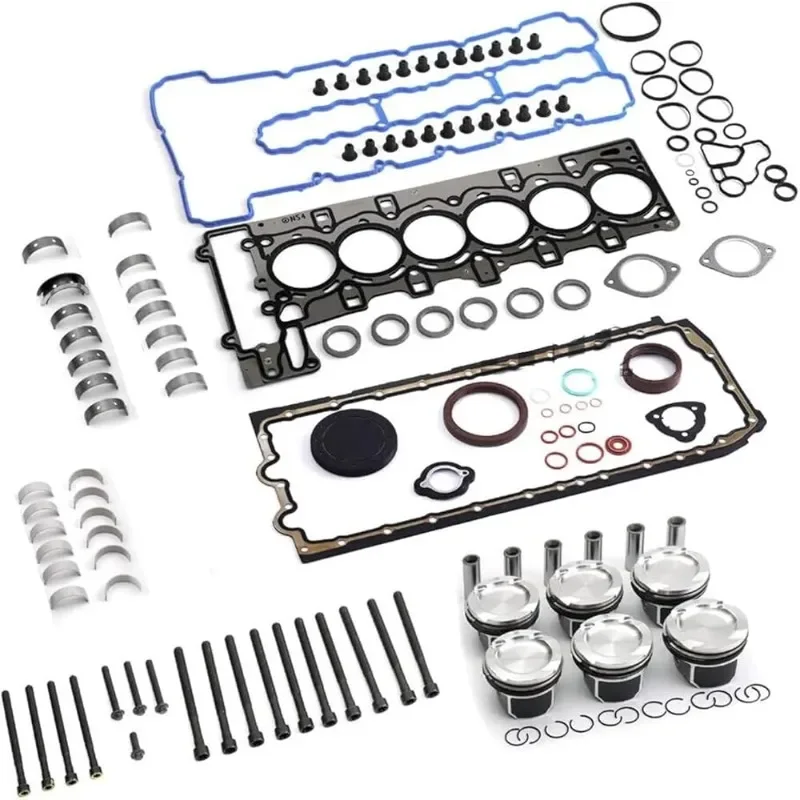 Overhaul Pistons Gasket Kit For BMW 335i E90 E92 E88 E60 E71 F02 N54 3.0L Engine
Overhaul Pistons Gasket Kit For BMW 335i E90 E92 E88 E60 E71 F02 N54 3.0L Engine