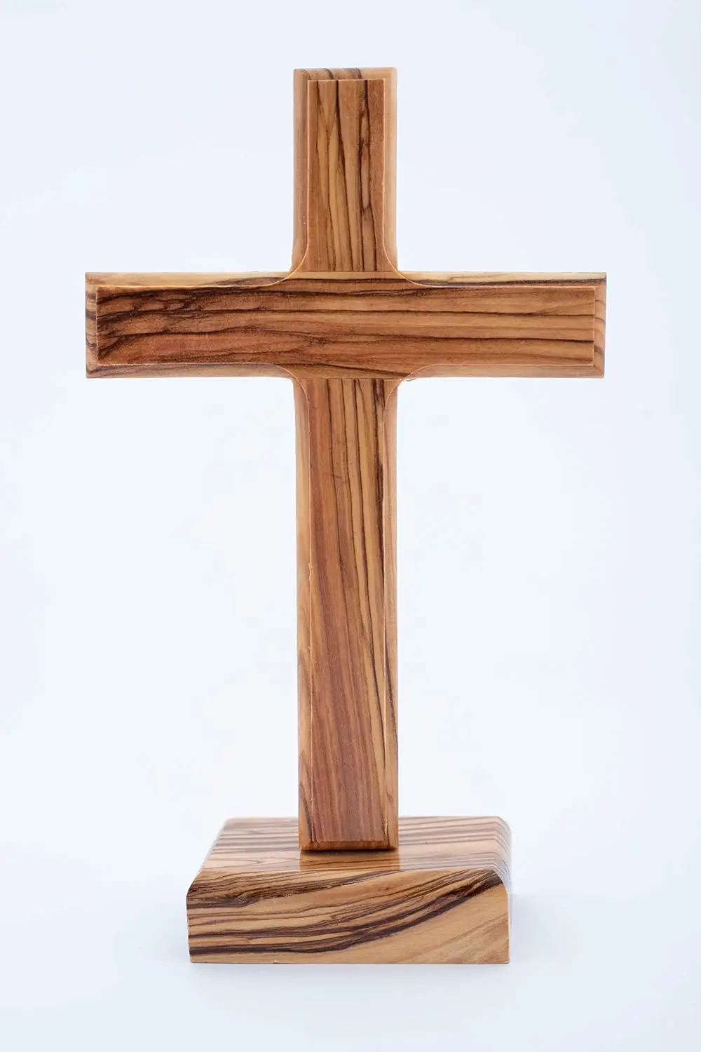 Handmade Olive Wood Cross, 6.3 Inch, Standing or Wall Hanging, Holy Land
Handmade Olive Wood Cross, 6.3 Inch, Standing or Wall Hanging, Holy Land