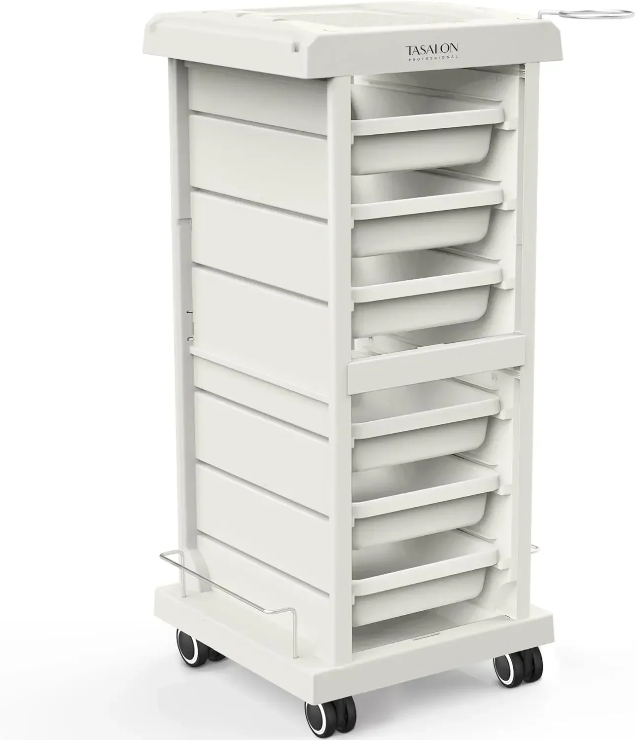 Salon Trolley Cart for Salon Station - Space Saving Rolling Cart for Extra Storage
Salon Trolley Cart for Salon Station - Space Saving Rolling Cart for Extra Storage