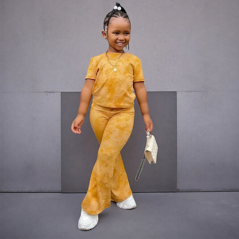 2025 Girls' Clothes Set Children Yellow Short Sleeved Fared Pants 2pcs Suit Child Casual Wear Printing Kids Clothing 2-8 Year
2025 Girls' Clothes Set Children Yellow Short Sleeved Fared Pants 2pcs Suit Child Casual Wear Printing Kids Clothing 2-8 Year