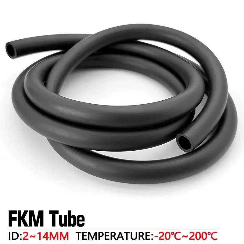 Black Vitons FKM Tubing ID 2-19mm High Temperature Oil Resistant Corrosion Proof Anti-Aging Fuel Delivery Pipe
Black Vitons FKM Tubing ID 2-19mm High Temperature Oil Resistant Corrosion Proof Anti-Aging Fuel Delivery Pipe