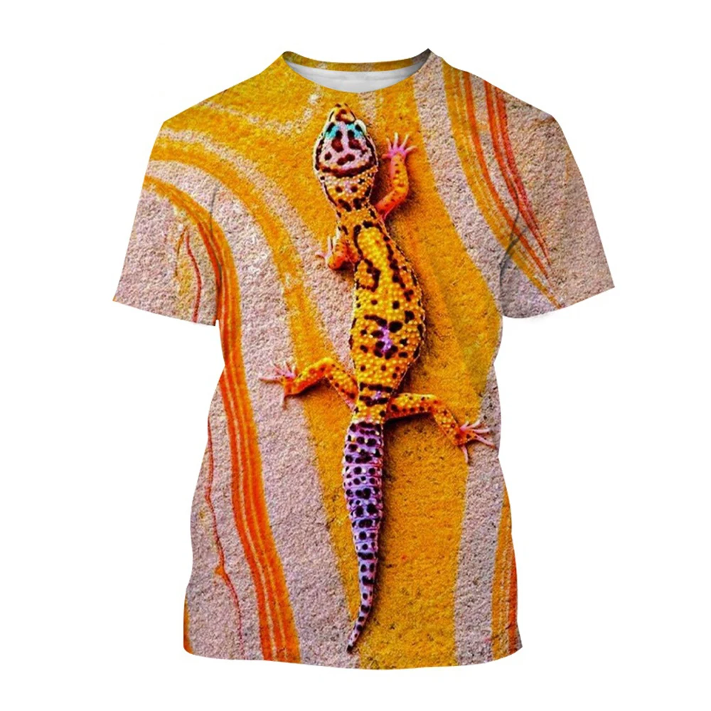 New Summer Tide Lizard Picture Men T-Shirts Casual 3D Print Tees Hip Hop Personality Round Neck Short Sleeve Quick-Dry Tops
New Summer Tide Lizard Picture Men T-Shirts Casual 3D Print Tees Hip Hop Personality Round Neck Short Sleeve Quick-Dry Tops