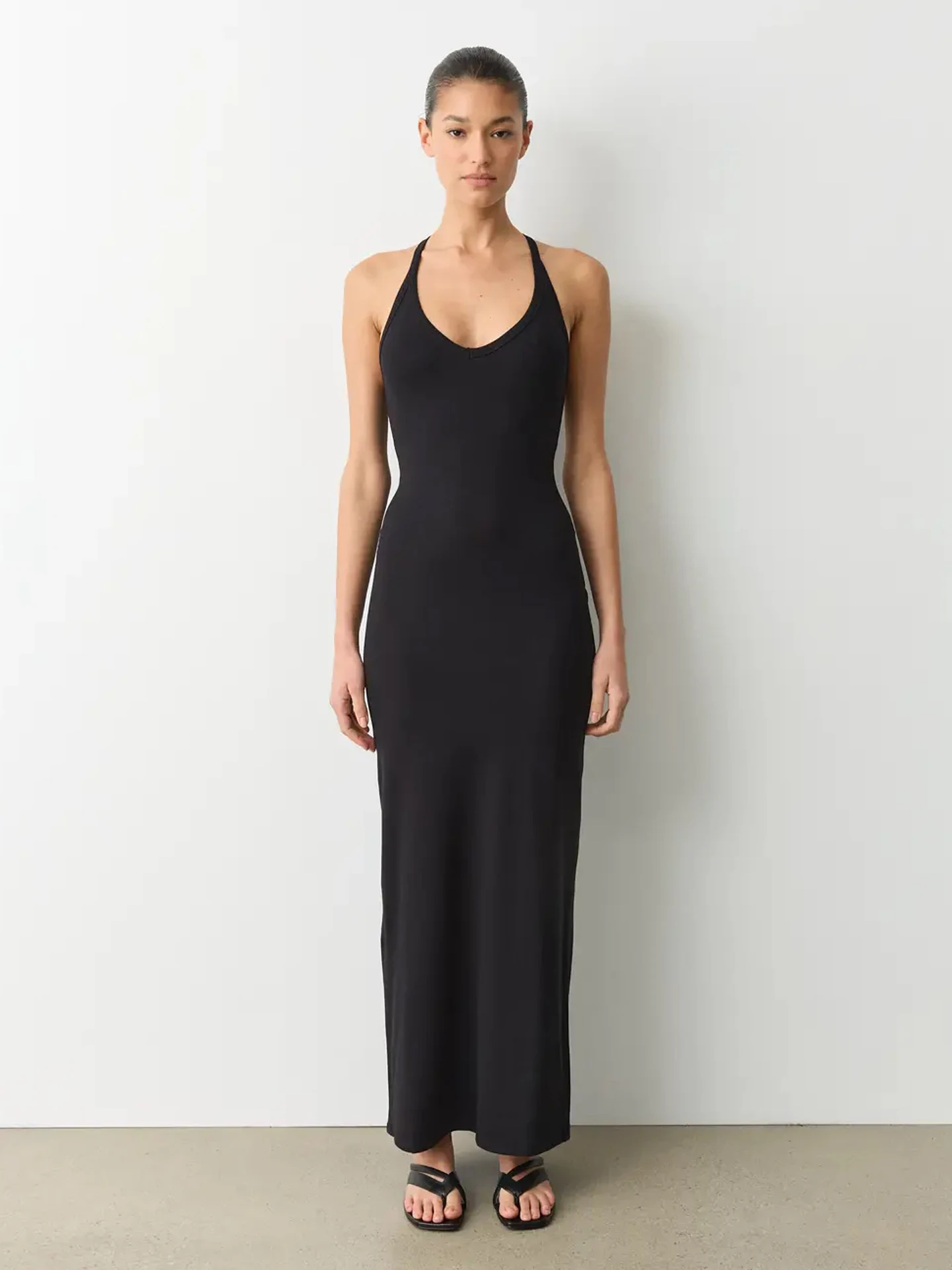 American Style Sexy V-Neck Backless Slim Fit Strap Long Dress Beach Vacation Dress Women's Dress Cotton Polyester Spandex
American Style Sexy V-Neck Backless Slim Fit Strap Long Dress Beach Vacation Dress Women's Dress Cotton Polyester Spandex