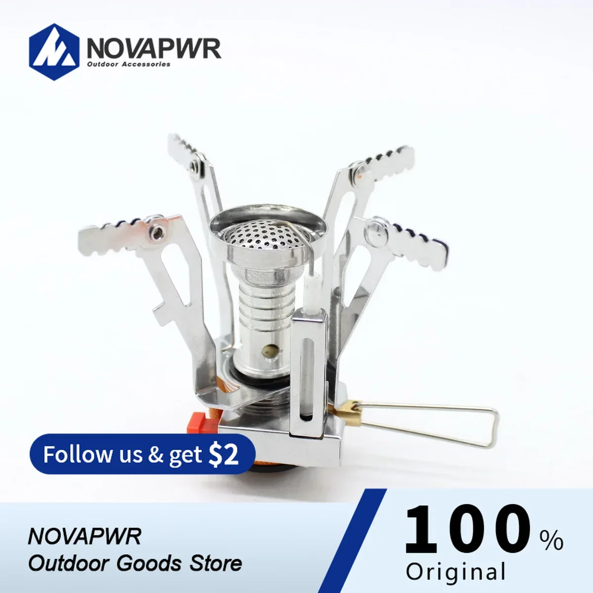 Foldable Camping Stove, Ultra-Light Alloy Gas Stove for Hiking, Picnic & Outdoor Cooking
Foldable Camping Stove, Ultra-Light Alloy Gas Stove for Hiking, Picnic & Outdoor Cooking