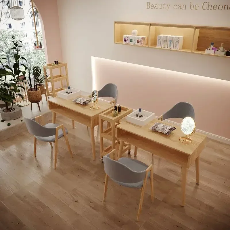 Simple Wood Manicure Nail Tables Professional Makeup Modern Nordic Nail Tables Living Room Mesa Manicura Salon Furniture
Simple Wood Manicure Nail Tables Professional Makeup Modern Nordic Nail Tables Living Room Mesa Manicura Salon Furniture
