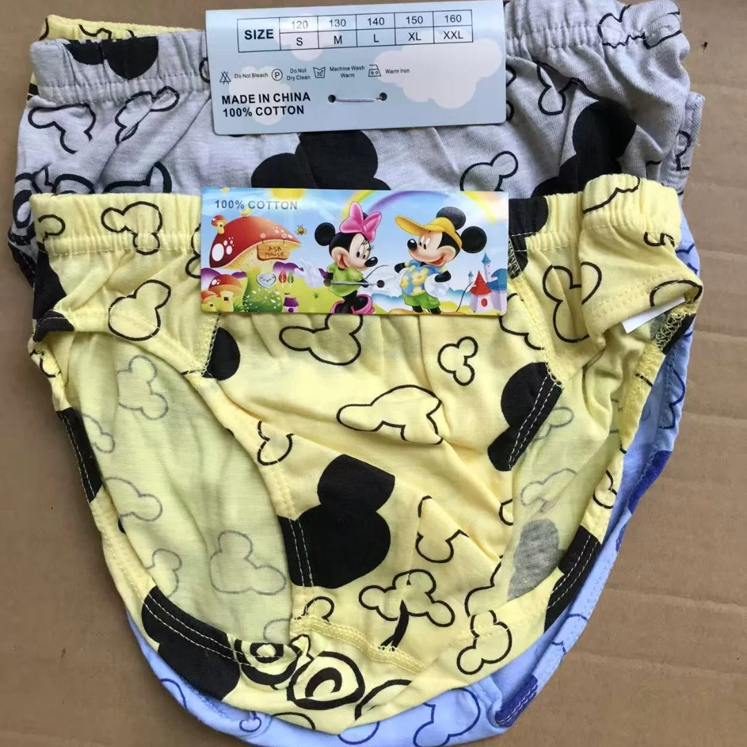 MINISO хлопковые трусы для мальчиков с принтом Микки, нижнее белье, размер 140, мягкие здоровые трусы для мальчиков, дышащее нижнее белье, 4 шт./лот
MINISO хлопковые трусы для мальчиков с принтом Микки, нижнее белье, размер 140, мягкие здоровые трусы для мальчиков, дышащее нижнее белье, 4 шт./лот