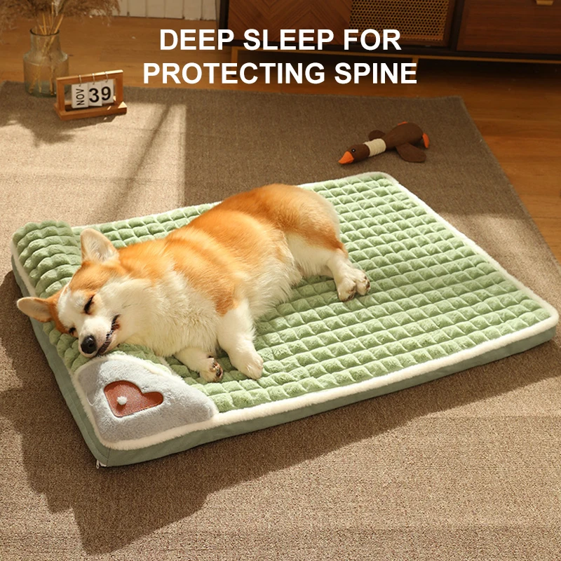 Soft Pet Bed Nest Cat Litter Pillow Removable Cover Foam Pet Mat House Cushion Comfortable Thick Cat and Dog Sleeping Pad Kennel
Soft Pet Bed Nest Cat Litter Pillow Removable Cover Foam Pet Mat House Cushion Comfortable Thick Cat and Dog Sleeping Pad Kennel