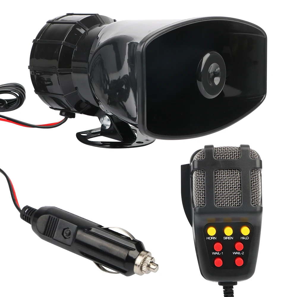 Car Warning Alarm Megaphone Police Siren Air Horn Speaker 120DB Loud Car Horn Multi-tone & Claxon Horn 12V 100W
Car Warning Alarm Megaphone Police Siren Air Horn Speaker 120DB Loud Car Horn Multi-tone & Claxon Horn 12V 100W