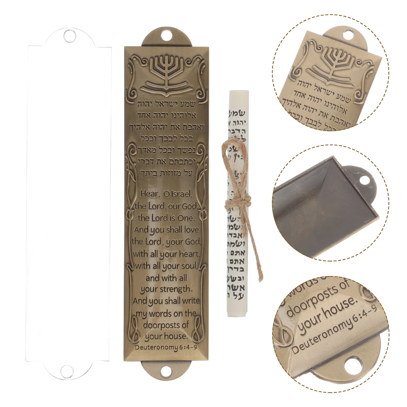 Men Holy Scroll Crafts Ornament House Mezuzah Catholic Religious Items Metal Man Decoration
Men Holy Scroll Crafts Ornament House Mezuzah Catholic Religious Items Metal Man Decoration