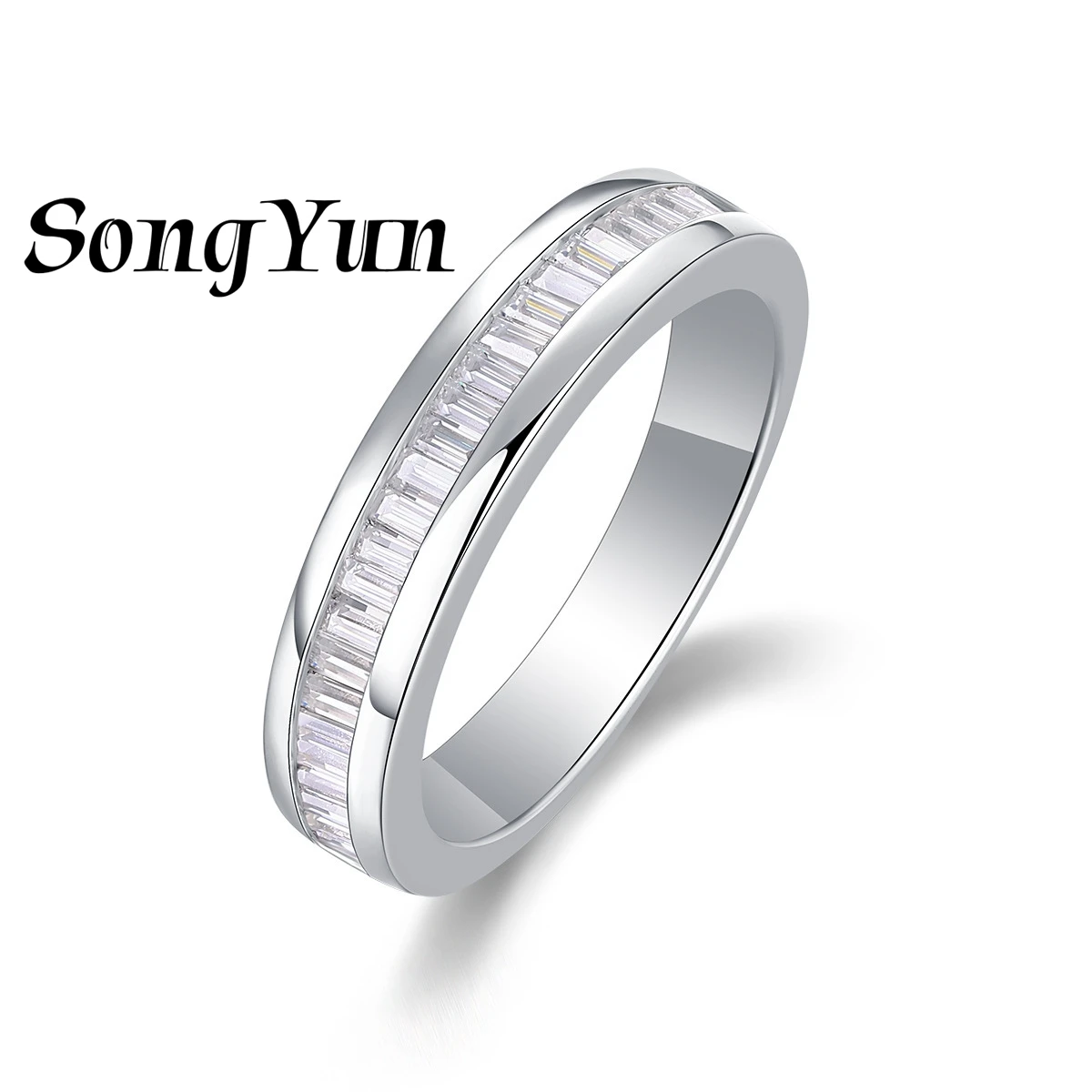 SONGYUN Brand Jewelry 925 Sterling Silver Ring D Color VVS Moissanite Crafted Ring Lover 18K Gold Plated SYT Patent Jewellery
SONGYUN Brand Jewelry 925 Sterling Silver Ring D Color VVS Moissanite Crafted Ring Lover 18K Gold Plated SYT Patent Jewellery