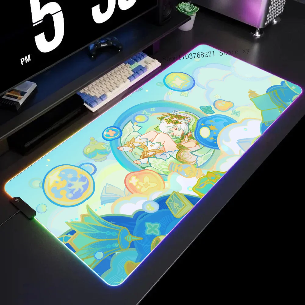Nahida Genshin Impact Mousepad XXL RGB Gaming Mouse Pads HD Black Gamer Accessories Large LED
Nahida Genshin Impact Mousepad XXL RGB Gaming Mouse Pads HD Black Gamer Accessories Large LED