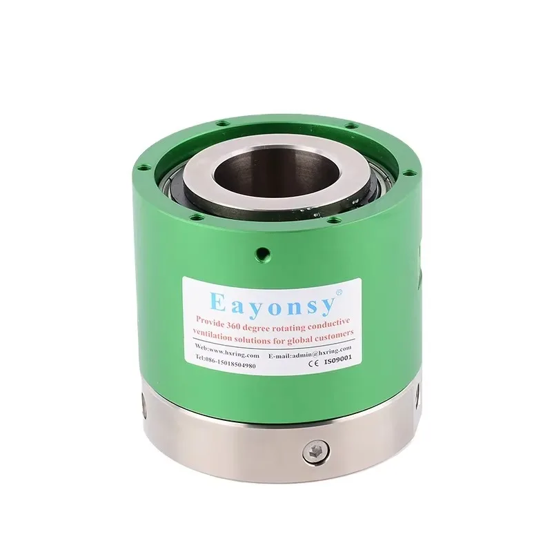 2 in 2 Out Otary Joint ID40 OD93mm G1/8" Thread Connection, air Pressure 1MPa,360 Degrees Rotating slip Ring
2 in 2 Out Otary Joint ID40 OD93mm G1/8" Thread Connection, air Pressure 1MPa,360 Degrees Rotating slip Ring