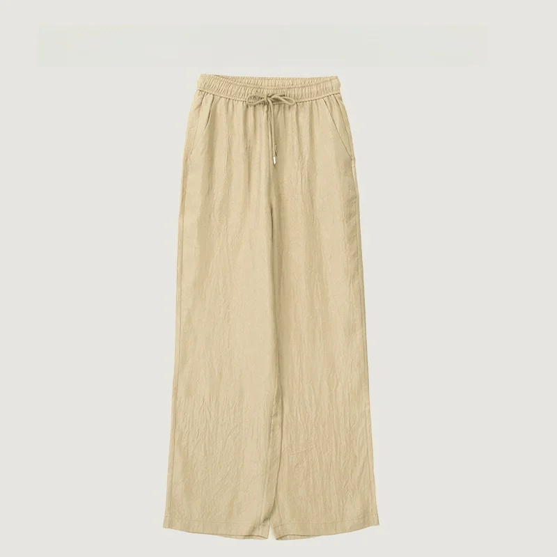 High Waist Wide Leg Pants Women's Elastic Waist Thin Spring Autumn Casual Pants Drapey Straight Cut Korean Style Commute Wind
High Waist Wide Leg Pants Women's Elastic Waist Thin Spring Autumn Casual Pants Drapey Straight Cut Korean Style Commute Wind