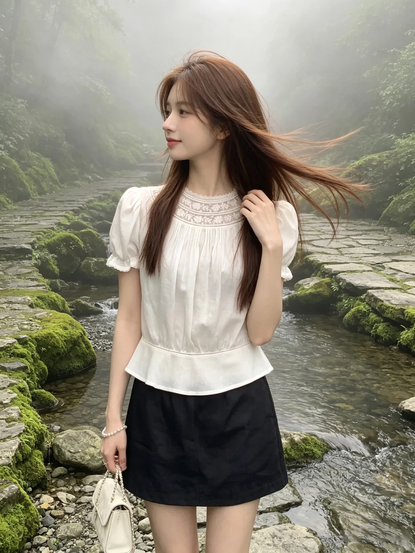 Chic Lace Splice Short Shirt Women's Fashion Casual Style Bell Sleeve Blouse Age Reduction Design Spring Summer White Floral ...
Chic Lace Splice Short Shirt Women's Fashion Casual Style Bell Sleeve Blouse Age Reduction Design Spring Summer White Floral ...