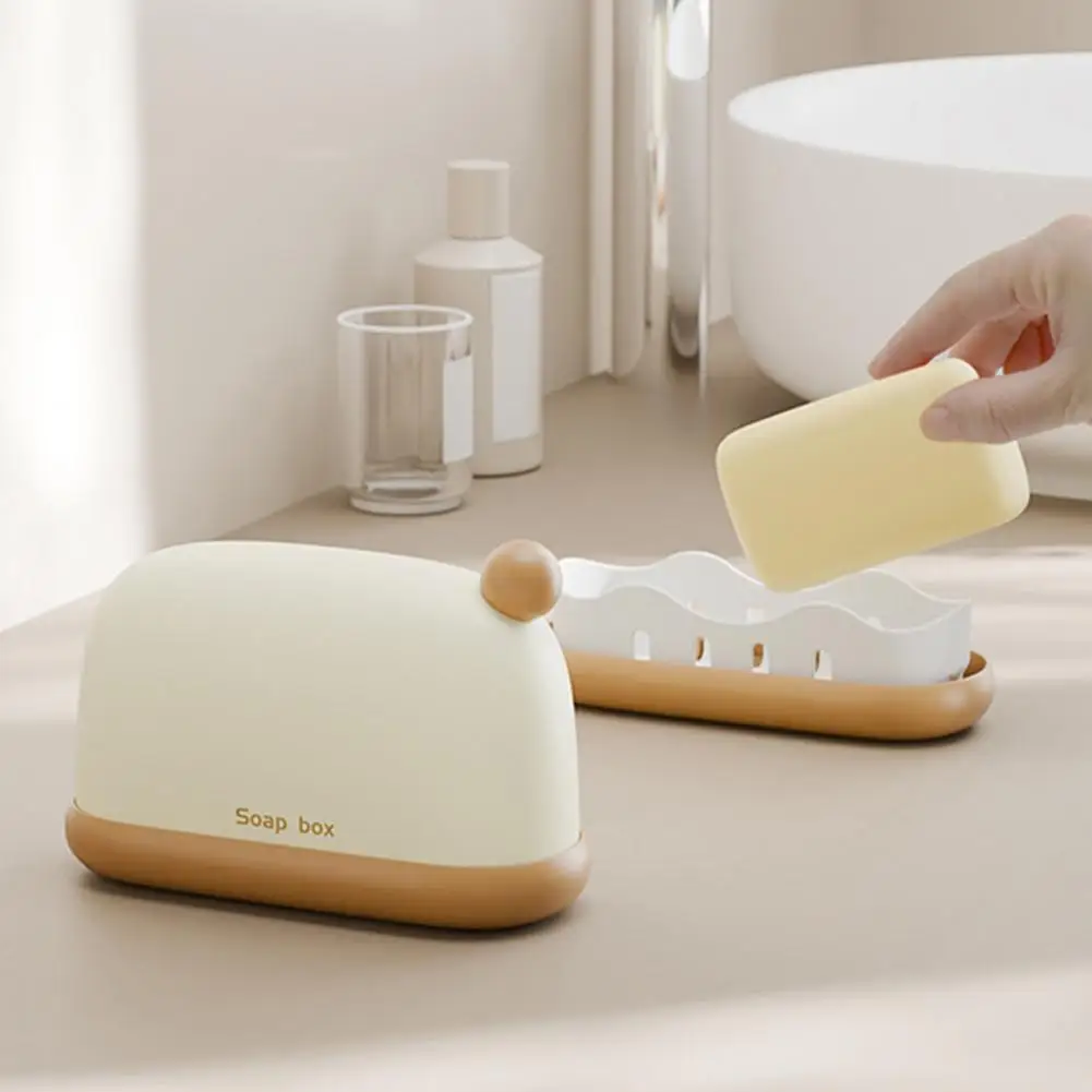 Soap Holder with Lid Leakproof Soap Box with Lid Drain Tray Portable Travel Soap Holder Dustproof Bar Storage Case for Home
Soap Holder with Lid Leakproof Soap Box with Lid Drain Tray Portable Travel Soap Holder Dustproof Bar Storage Case for Home