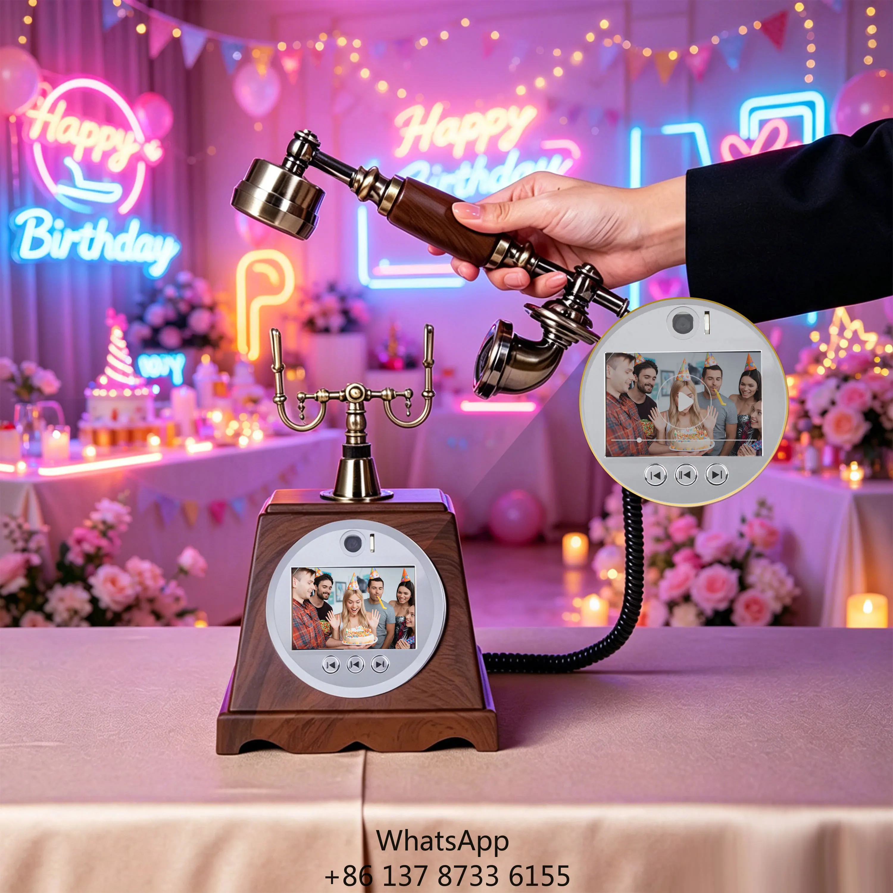 Brown Video Guestbook Audio Guest Book Wedding Phone Voice Recorder Kids Mode For Party Birthday Events Rental Business Factory
Brown Video Guestbook Audio Guest Book Wedding Phone Voice Recorder Kids Mode For Party Birthday Events Rental Business Factory