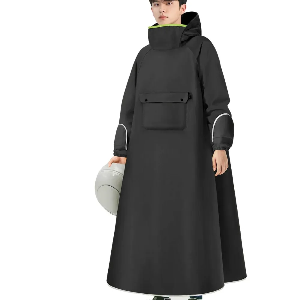 EVA Material Rain Poncho Oxford Cloth Double-layer Sleeves Hooded Raincoat Reflective Design Large Brim Cycling Raincoat Cycling
EVA Material Rain Poncho Oxford Cloth Double-layer Sleeves Hooded Raincoat Reflective Design Large Brim Cycling Raincoat Cycling
