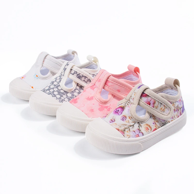 New Summer Floral Children's Shoes Soft-Sole Canvas Shoes for Girls Casual Hook-and-Loop Shoes for Toddlers & Little Kids
New Summer Floral Children's Shoes Soft-Sole Canvas Shoes for Girls Casual Hook-and-Loop Shoes for Toddlers & Little Kids