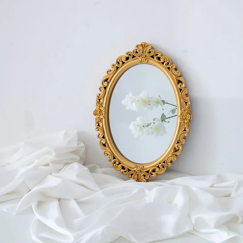 Standing Vanity Round Table Makeup Wall Mirror Bathroom Luxury Vintage Gold Mirror Home Decor Espejos Bohemian Decor
Standing Vanity Round Table Makeup Wall Mirror Bathroom Luxury Vintage Gold Mirror Home Decor Espejos Bohemian Decor