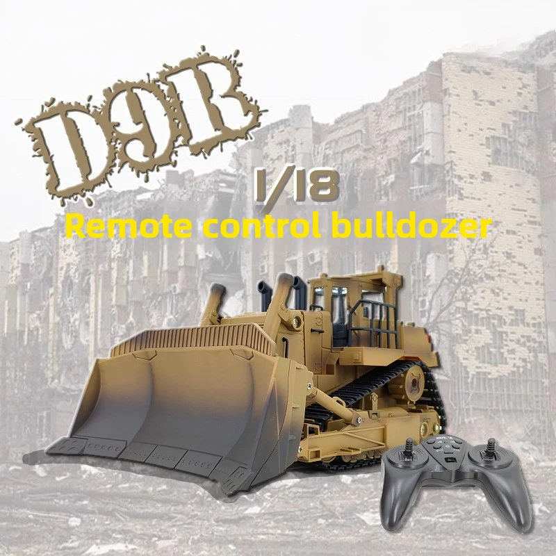 D9R 1/18 Desert Yellow Engineer Bulldozer Bulldozer Tail Plow Remote Control Lift Remote Control Electric Car Toy
D9R 1/18 Desert Yellow Engineer Bulldozer Bulldozer Tail Plow Remote Control Lift Remote Control Electric Car Toy