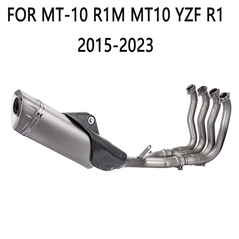 high quality Motorcycle Exhaust System For MT-10 R1M MT10 YZF R1 2015-2023 Titanium alloy Escape Moto Muffler Mid Link Pipe
high quality Motorcycle Exhaust System For MT-10 R1M MT10 YZF R1 2015-2023 Titanium alloy Escape Moto Muffler Mid Link Pipe