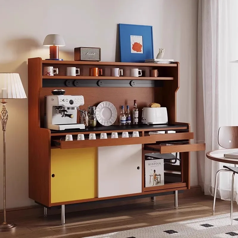 Solid wood dining side cabinet, household living room wall integrated locker locker
Solid wood dining side cabinet, household living room wall integrated locker locker