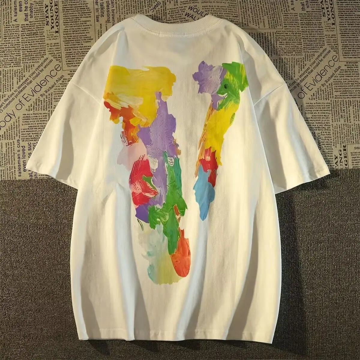 American-style Oil Painting Print Round Neck Short-sleeved T-shirt New Summer Style Trend for Couples Unisex Men Nightshirt
American-style Oil Painting Print Round Neck Short-sleeved T-shirt New Summer Style Trend for Couples Unisex Men Nightshirt
