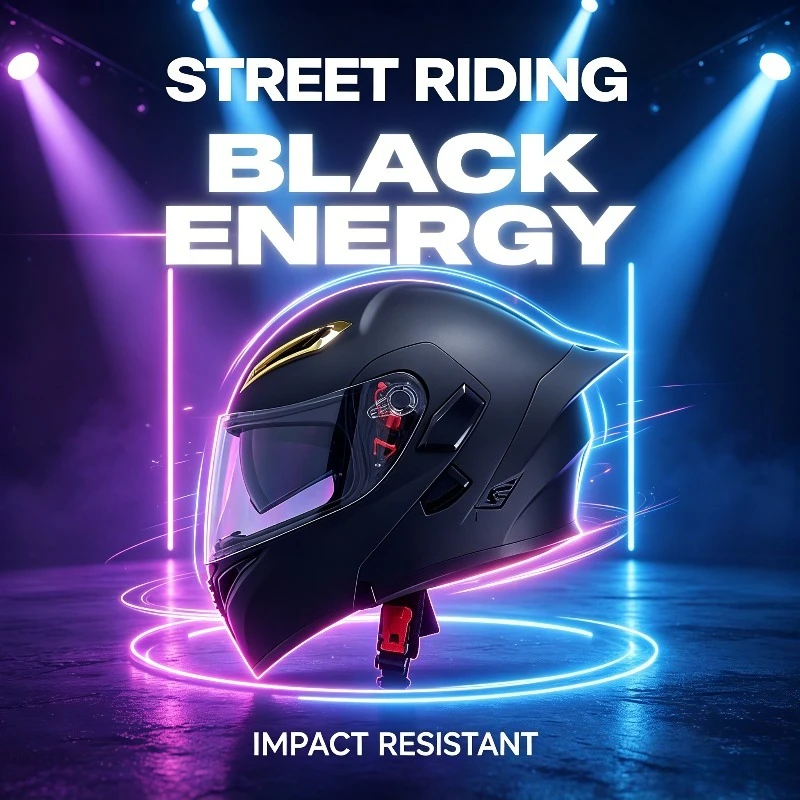 Matte Solid Black QIKE Flip Modular Motorbike Helmet Oversized Rear Spoiler Anti-Collision Scooter Protective For Adult Riders
Matte Solid Black QIKE Flip Modular Motorbike Helmet Oversized Rear Spoiler Anti-Collision Scooter Protective For Adult Riders
