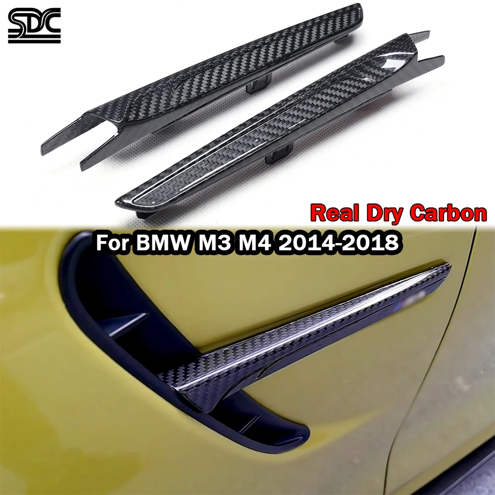 Real Dry Carbon Side Fender Trims Replace For BMW M3 F80 M4 F82 F83 2014-2018 Competition Front Fender Frame Cover 2 Pcs/set
Real Dry Carbon Side Fender Trims Replace For BMW M3 F80 M4 F82 F83 2014-2018 Competition Front Fender Frame Cover 2 Pcs/set