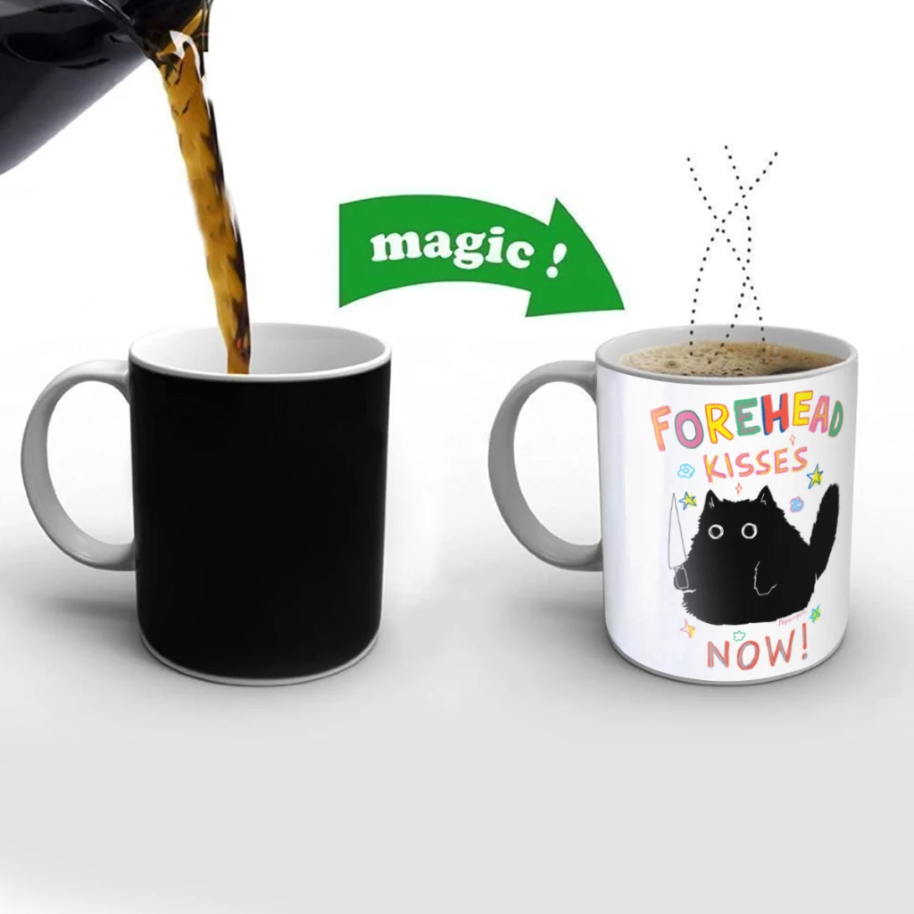 Forehead kisses now cat Creativity Change Color Chang mug Ceramic mug Hot Coffee Cup Breakfast Cup Mug Friend Gift
Forehead kisses now cat Creativity Change Color Chang mug Ceramic mug Hot Coffee Cup Breakfast Cup Mug Friend Gift