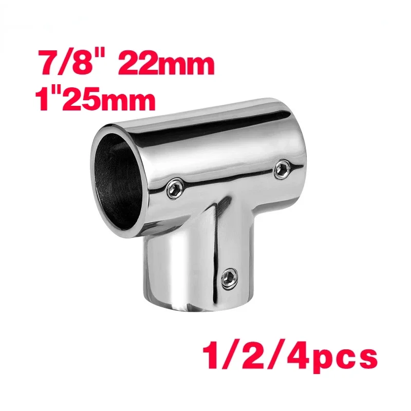 1/2/4pcs Boat Handrail Fitting 90 Degree Tee Rail for 7/8" /1" Tubing 316 Stainle Steel Heavy Duty Marine Railing Tee Connector
1/2/4pcs Boat Handrail Fitting 90 Degree Tee Rail for 7/8" /1" Tubing 316 Stainle Steel Heavy Duty Marine Railing Tee Connector