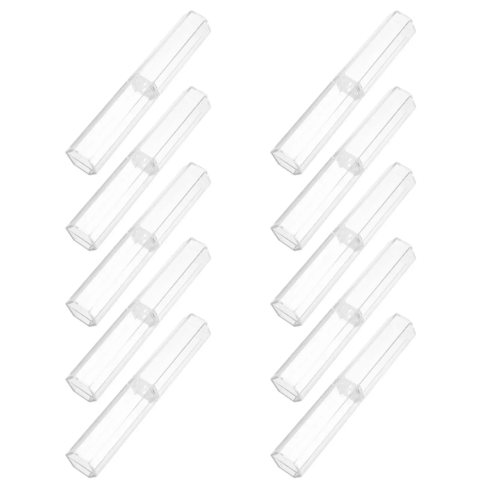 10 Pcs Transparent Pencil Case Gift Empty Drawer Container Plastic Boxes Storage Tube Office Ballpoint Cases
10 Pcs Transparent Pencil Case Gift Empty Drawer Container Plastic Boxes Storage Tube Office Ballpoint Cases