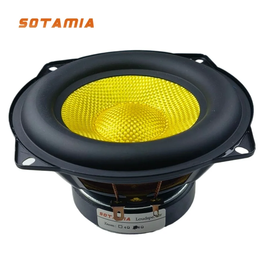 SOTAMIA 1Pcs 5.25 Inch Midrange Woofer Speaker 8 Ohm 30W Bass Subwoofer Hifi Outdoor Bluetooth Speaker DIY Home Music Bookshelf
SOTAMIA 1Pcs 5.25 Inch Midrange Woofer Speaker 8 Ohm 30W Bass Subwoofer Hifi Outdoor Bluetooth Speaker DIY Home Music Bookshelf