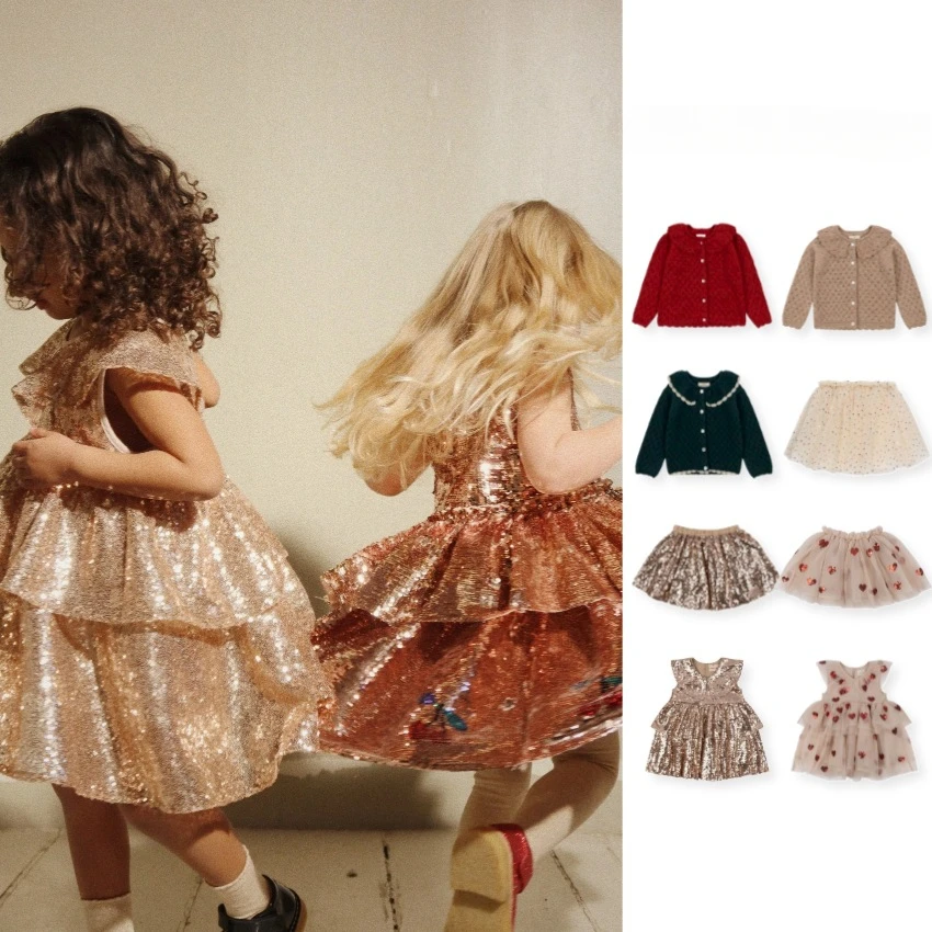 Girls Dresses Fall/Winter Christmas Girls Love Sequin Gauze Dress Girl Princess Dress Kids Dress Girl Lapel Knit
Girls Dresses Fall/Winter Christmas Girls Love Sequin Gauze Dress Girl Princess Dress Kids Dress Girl Lapel Knit