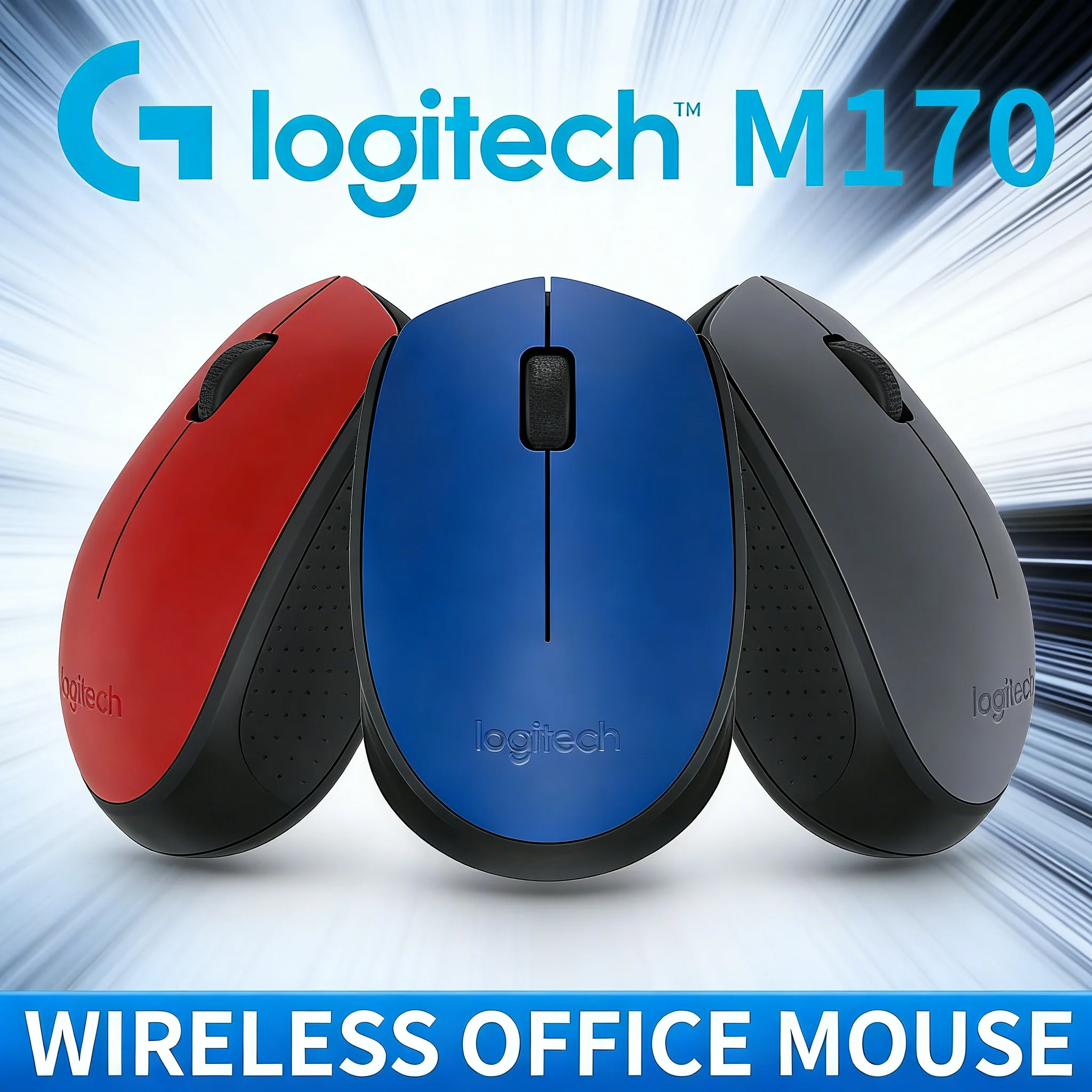 Logitech M170 Wireless Gaming Mouse: Silent Ergonomic High Precision Esports Durable Mouse, Long-Lasting Battery +M750/M350/M330
Logitech M170 Wireless Gaming Mouse: Silent Ergonomic High Precision Esports Durable Mouse, Long-Lasting Battery +M750/M350/M330