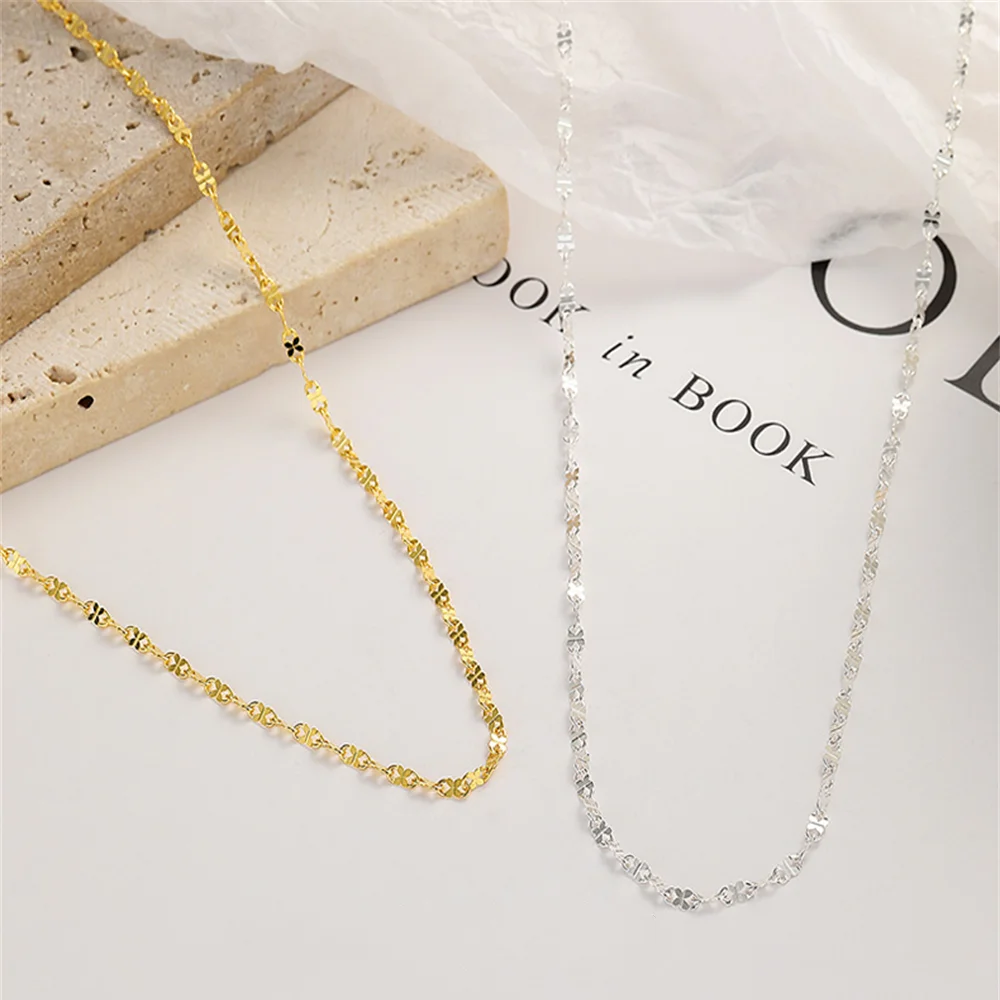 925 Sterling Silver Figure-8 Chain Sparkling Collarbone Chain, Korean INS Style, Niche Women's Jewelry
925 Sterling Silver Figure-8 Chain Sparkling Collarbone Chain, Korean INS Style, Niche Women's Jewelry