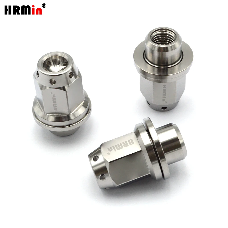 HRMin 10.9 grade Gr.5 titanium wheel lug nut titanium nut M12*1.5*44mm for Toyota Lexus etc.
HRMin 10.9 grade Gr.5 titanium wheel lug nut titanium nut M12*1.5*44mm for Toyota Lexus etc.