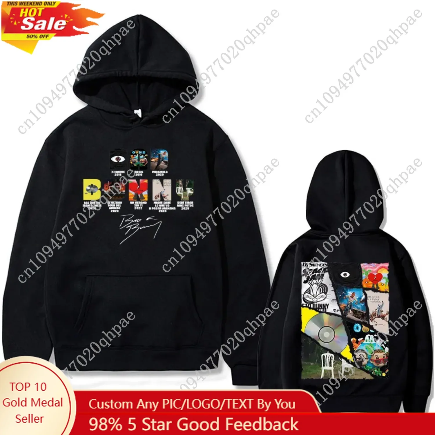 Rapper Bad Bunny DTMF DeBi TiRAR MaS FOToS Tour 2025 Hoodie Men Fashion Hip Hop Oversized Sweatshirt Unisex Vintage Streetwear
Rapper Bad Bunny DTMF DeBi TiRAR MaS FOToS Tour 2025 Hoodie Men Fashion Hip Hop Oversized Sweatshirt Unisex Vintage Streetwear