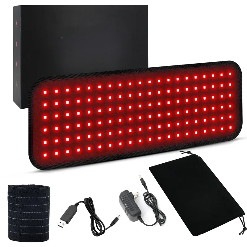 Hot products 660nm 850nm red light therapy belt wrap red light therapy pad For Neck Back Waist pain relief
Hot products 660nm 850nm red light therapy belt wrap red light therapy pad For Neck Back Waist pain relief
