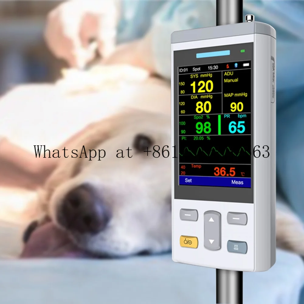 Portable Multi-Parameter Veterinary Vital Sign Mon itor Animal Blo od Pressure Detection Device
Portable Multi-Parameter Veterinary Vital Sign Mon itor Animal Blo od Pressure Detection Device