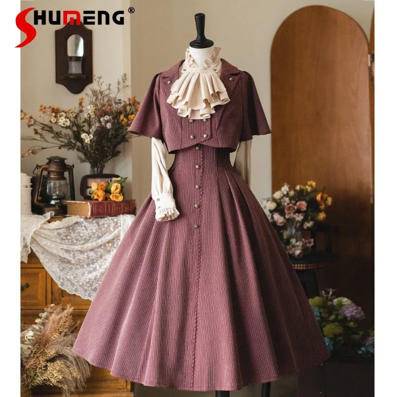 Elegant Classical Japanese Lolita Preppy Style Original Retro Harajuku Long Skirt Shirt Short Coat Y2k Clothes Vintage Skirts
Elegant Classical Japanese Lolita Preppy Style Original Retro Harajuku Long Skirt Shirt Short Coat Y2k Clothes Vintage Skirts