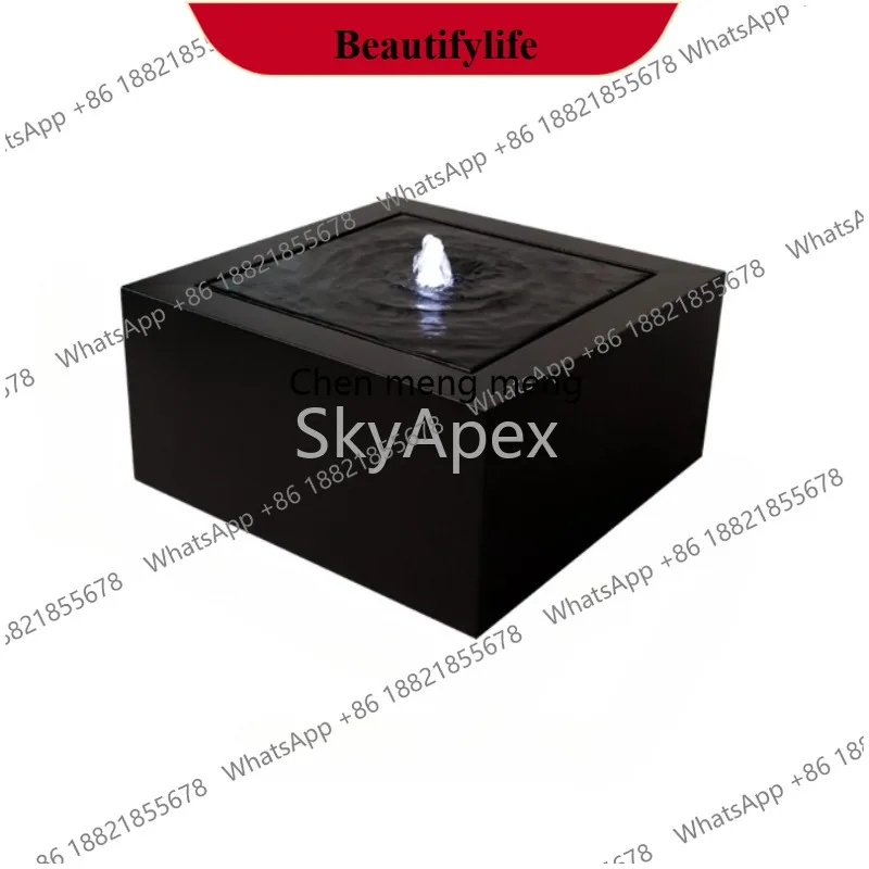 z189 Горячая распродажа: Роскошный квадратный двухслойный фонтан-водопад – бесшумный и энергосберегающий, со светодиодной подсветкой, стальная и гранитная конструкция, для G
z189 Горячая распродажа: Роскошный квадратный двухслойный фонтан-водопад – бесшумный и энергосберегающий, со светодиодной подсветкой, стальная и гранитная конструкция, для G