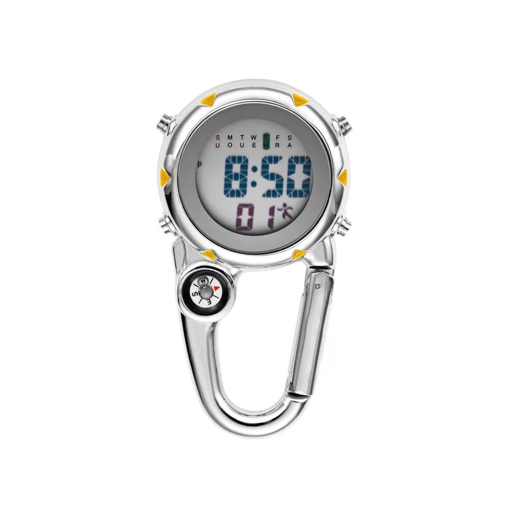 Stainless Steel Climbing Watch With Hook Clip On Design Hanging For Pocket Fob Watche Compass Glow In Dark Long Life Temperatur
Stainless Steel Climbing Watch With Hook Clip On Design Hanging For Pocket Fob Watche Compass Glow In Dark Long Life Temperatur