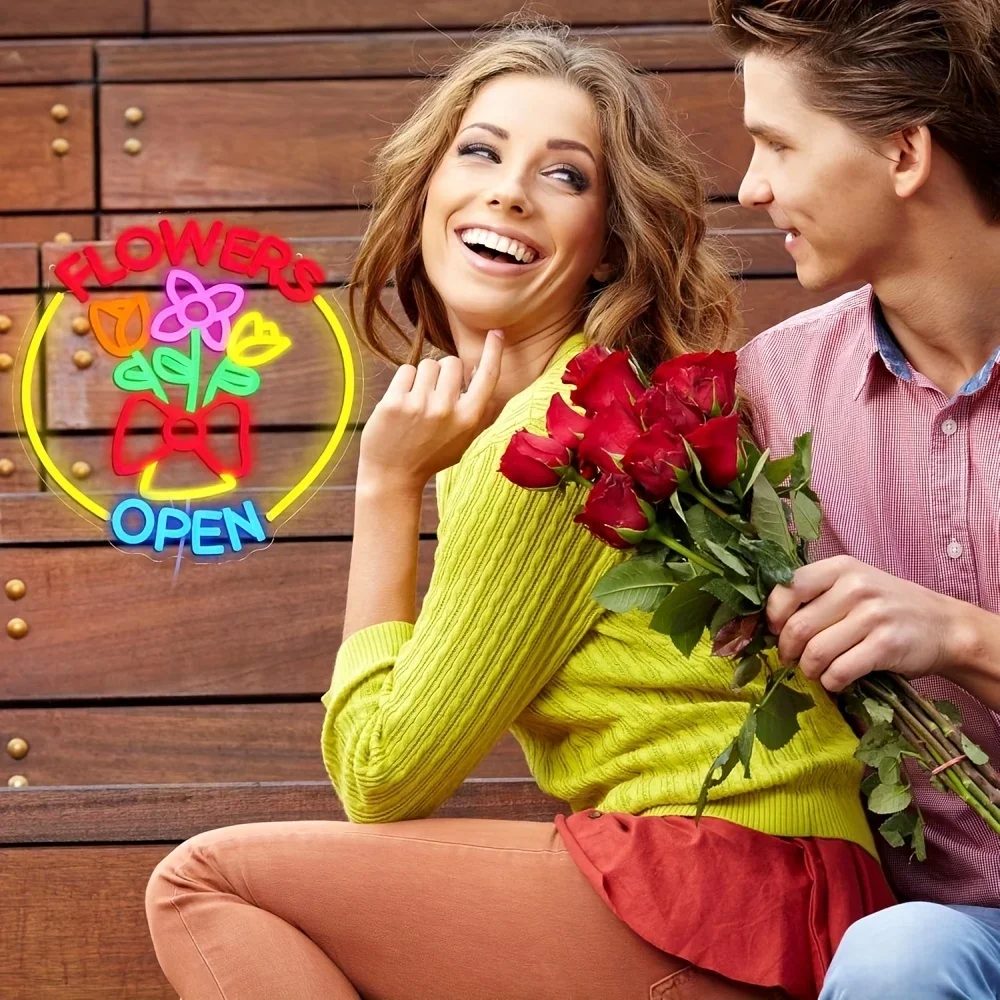 Flowers Neon Sign Acrylic LED Neon Light for Home Flower Shop Supermarket Bar Commercial Wall Decor Dimmable USB Gift for Family
Flowers Neon Sign Acrylic LED Neon Light for Home Flower Shop Supermarket Bar Commercial Wall Decor Dimmable USB Gift for Family