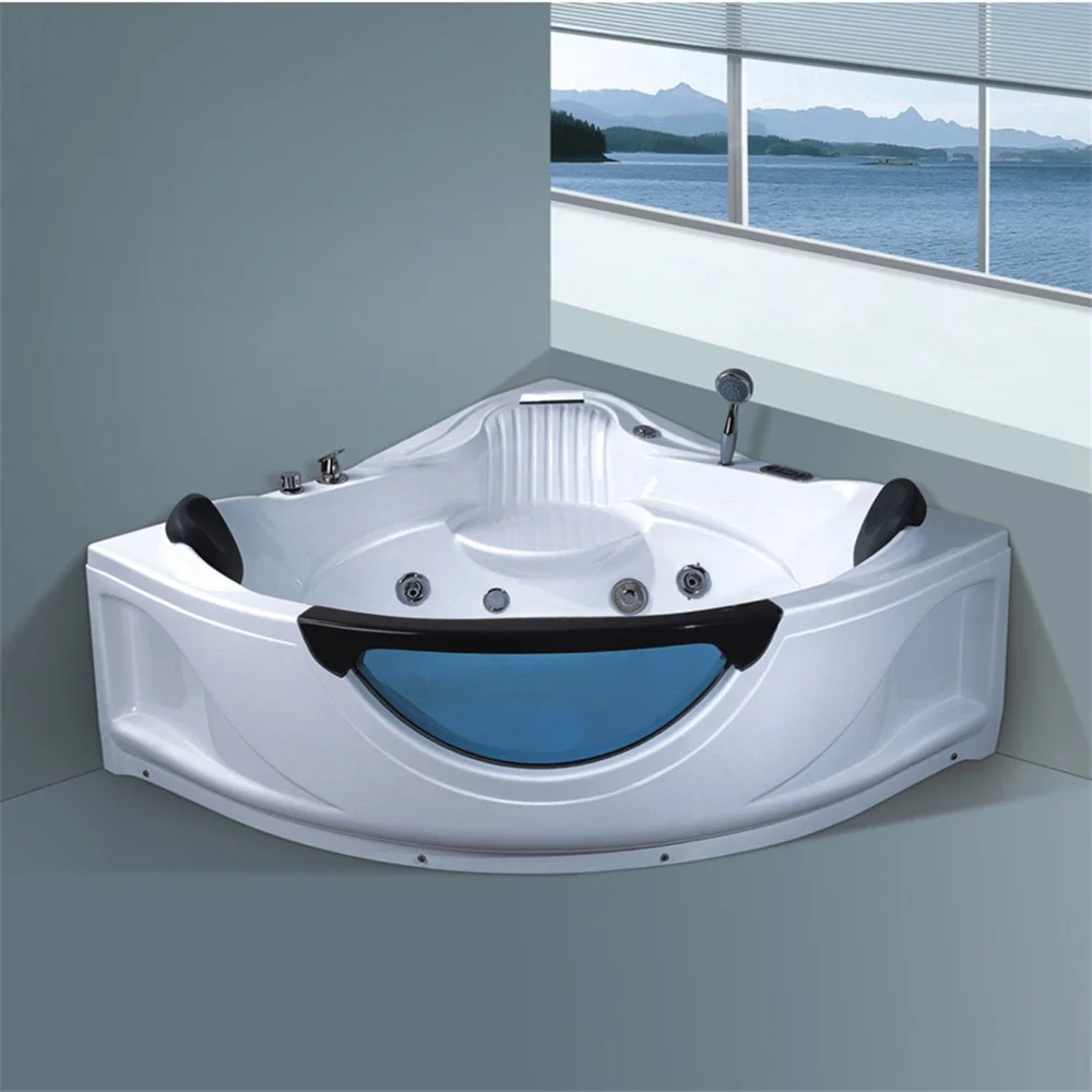 Corner Mounted Double People Use 2 Seats Freestanding Acrylic Massage Spa Whirlpool Hot Bath Tub
Corner Mounted Double People Use 2 Seats Freestanding Acrylic Massage Spa Whirlpool Hot Bath Tub